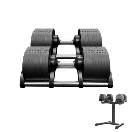 เซ็ตดัมเบล HOMEFITTOOLS H32 (1 คู่) พร้อมขาตั้ง_0